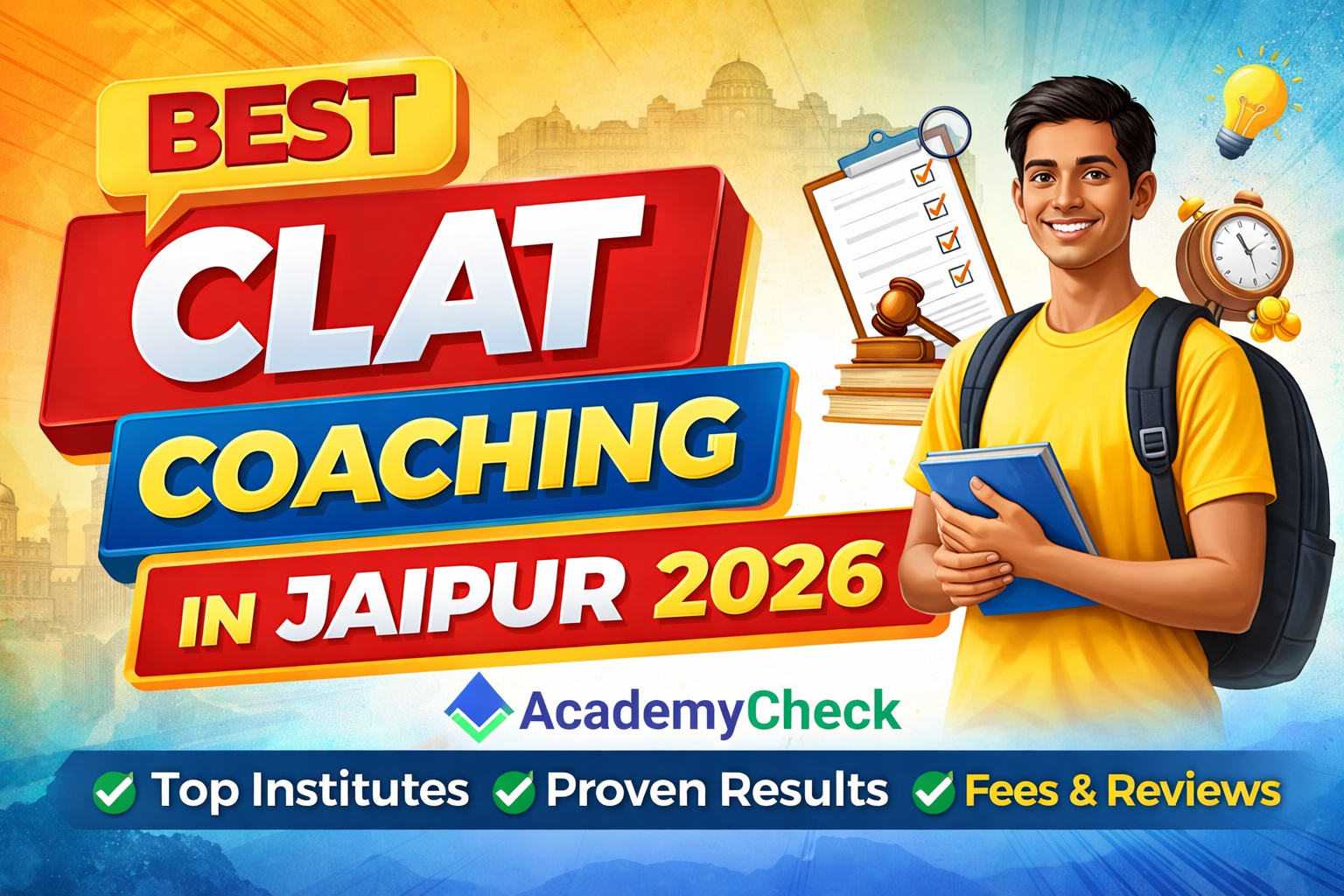 Best CLAT Coaching in Jaipur 2026 – Top Institutes with Proven Results